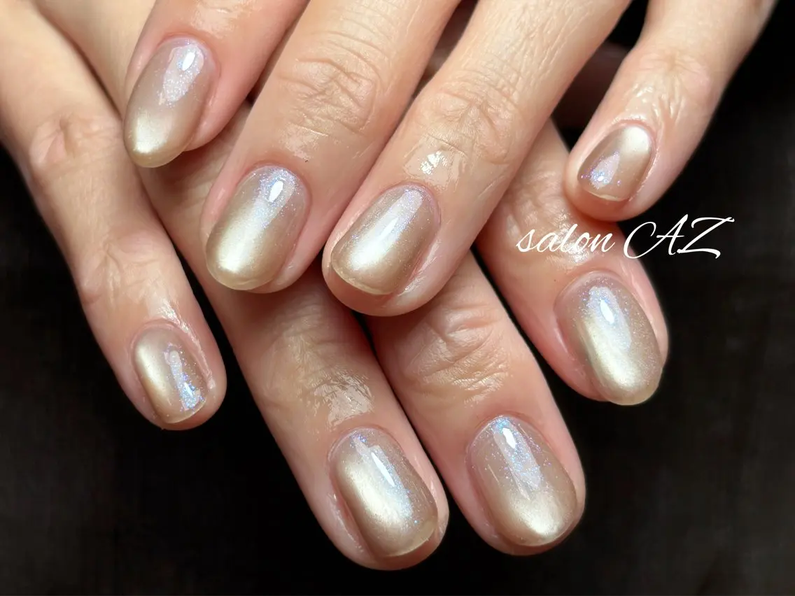 ネイル アートネイル 長さ出し フットネイル フレンチネイル ジェルネイル salon AZのネイルデザイン