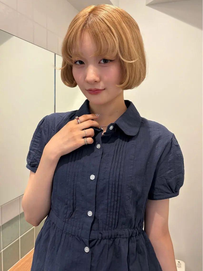 ショート ボブ ヘアカラー ami /yuutenjiのヘアスタイル