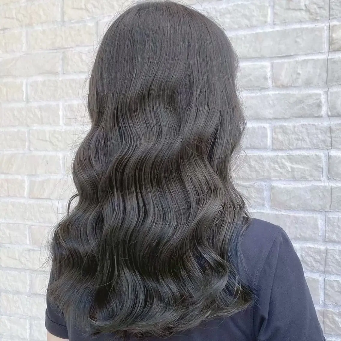 ロング カラー 縮毛矯正/ワンカラー モデル募集🫧羽夏のヘアスタイル