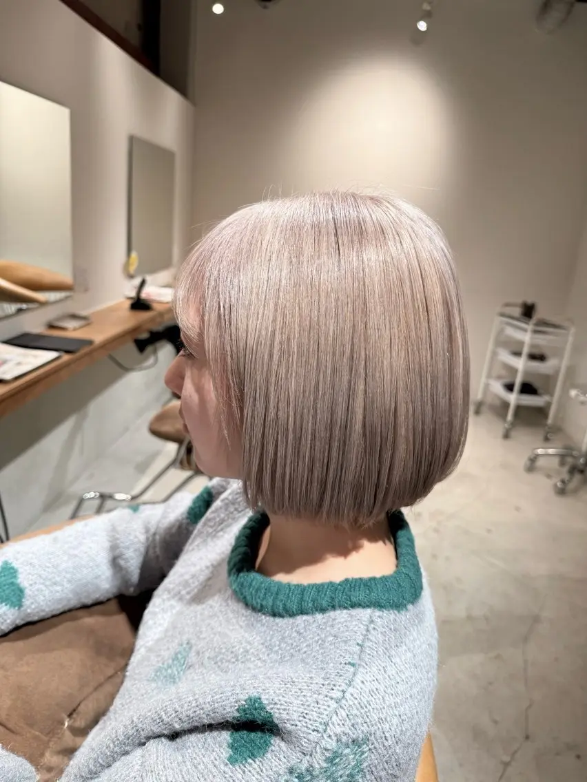 ミディアム ヘアカラー トリートメント 井手上 陽菜のヘアスタイル