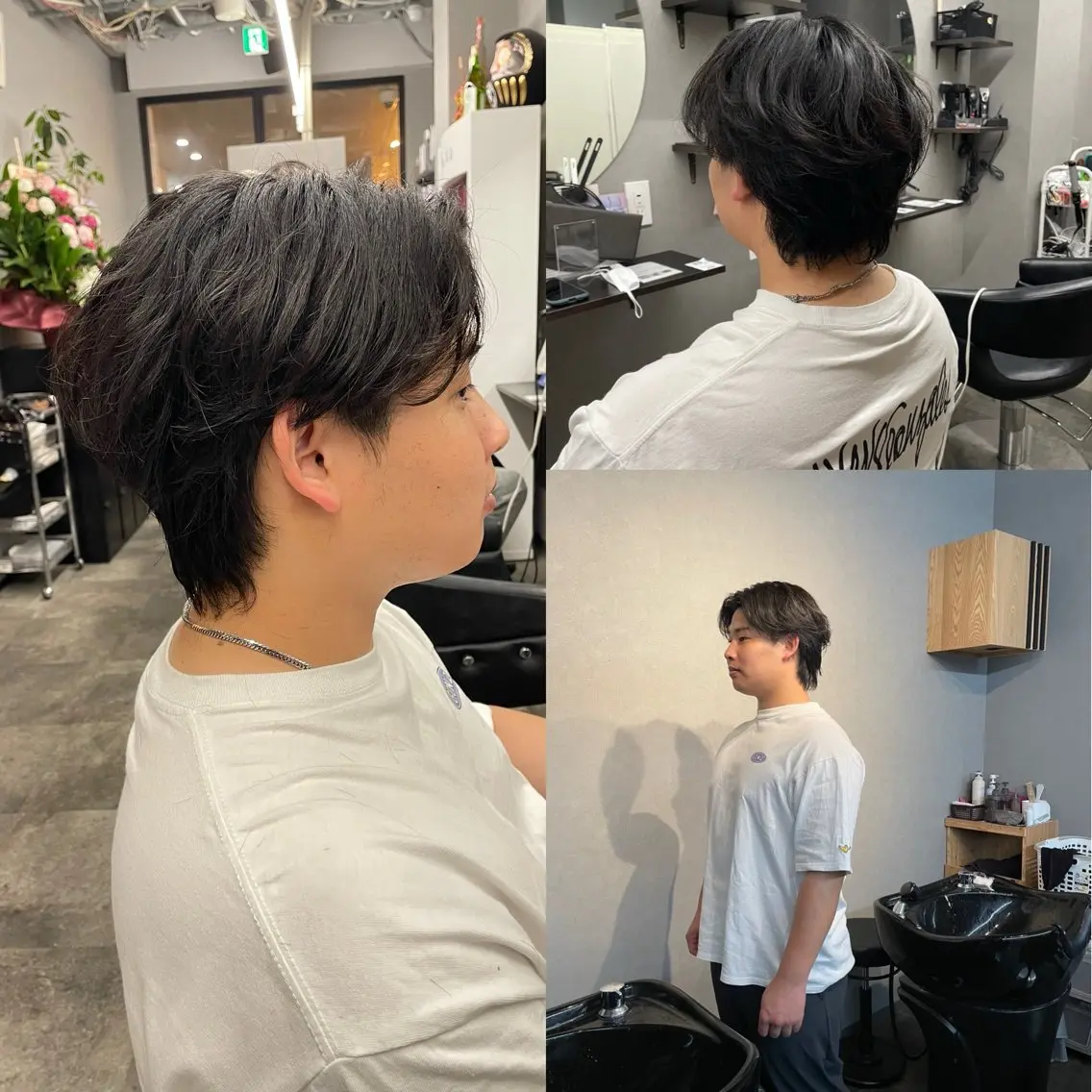 ショート メンズ メンズショート メンズウルフカット ショートヘア ウルフカット 🌹ミラクル美容師 🌹くっぽのヘアスタイル