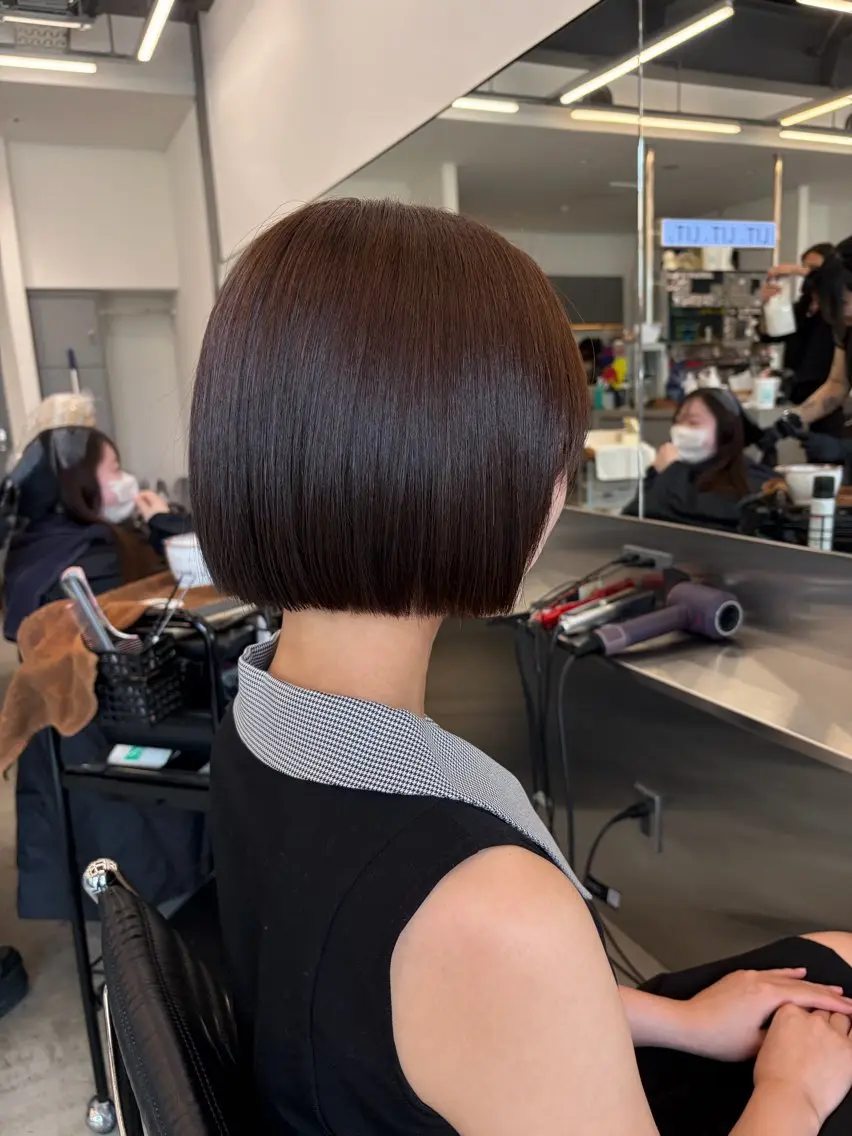 ショート ニュアンスカラー🫧 🎀森伶奈/髪質改善のヘアスタイル