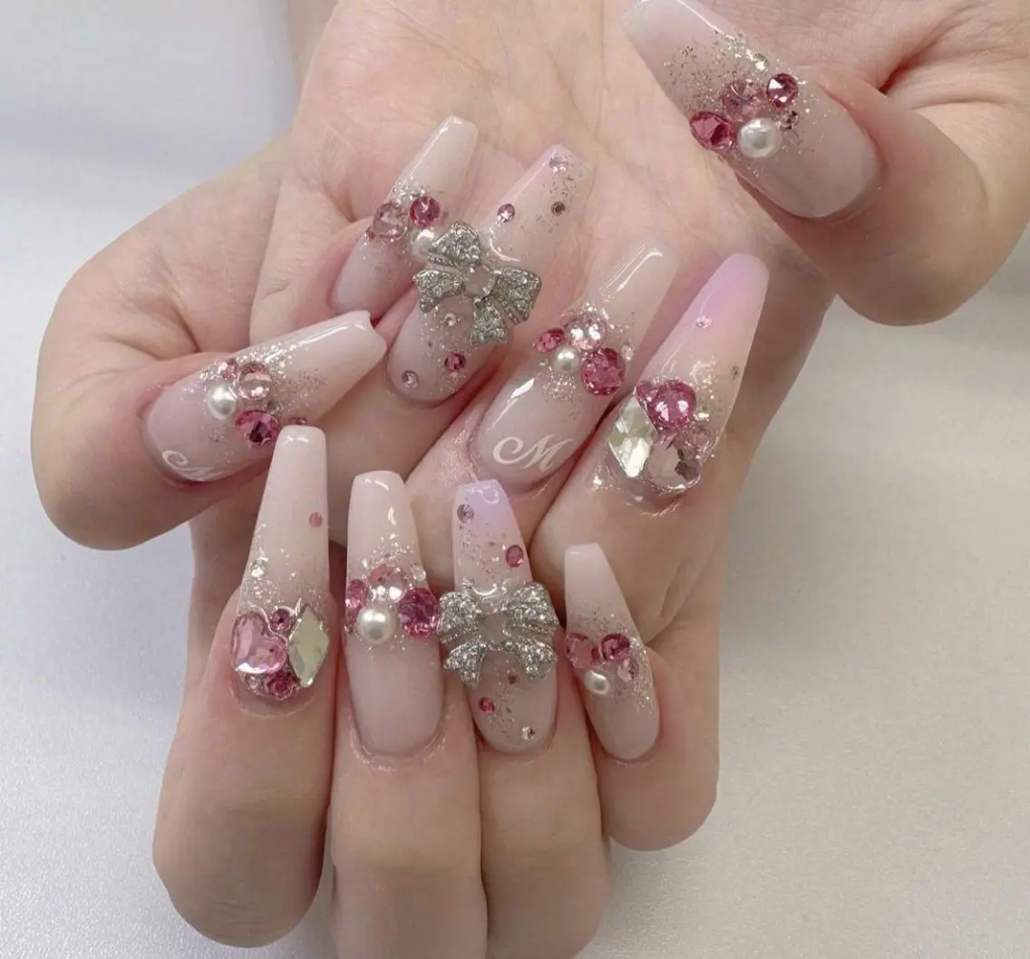 ネイル ハンドネイル Ribbon Nailsのネイルデザイン