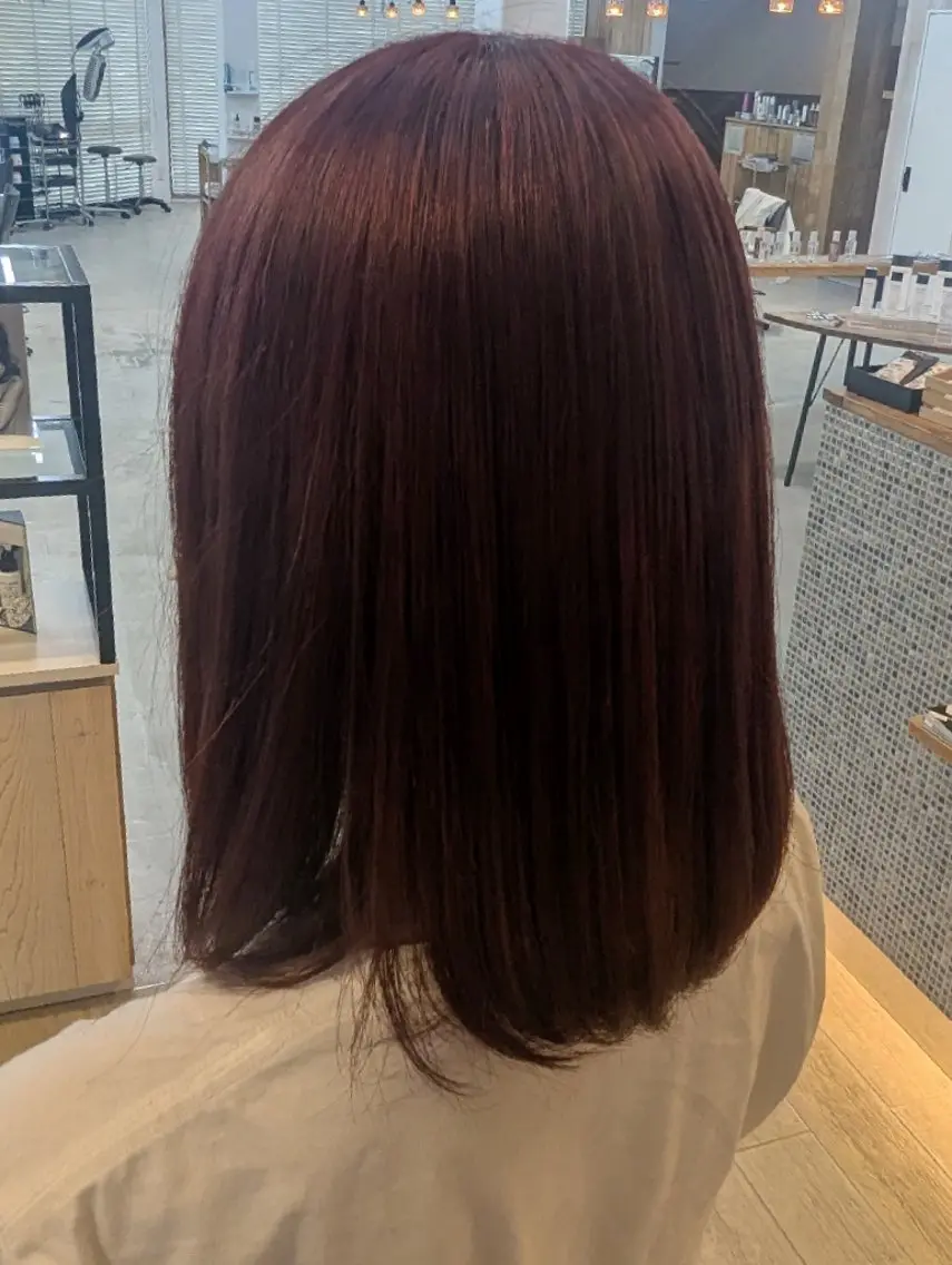 カラー ブラウンカラー ピンクカラー ヘアカラー 小林 潔美のヘアスタイル