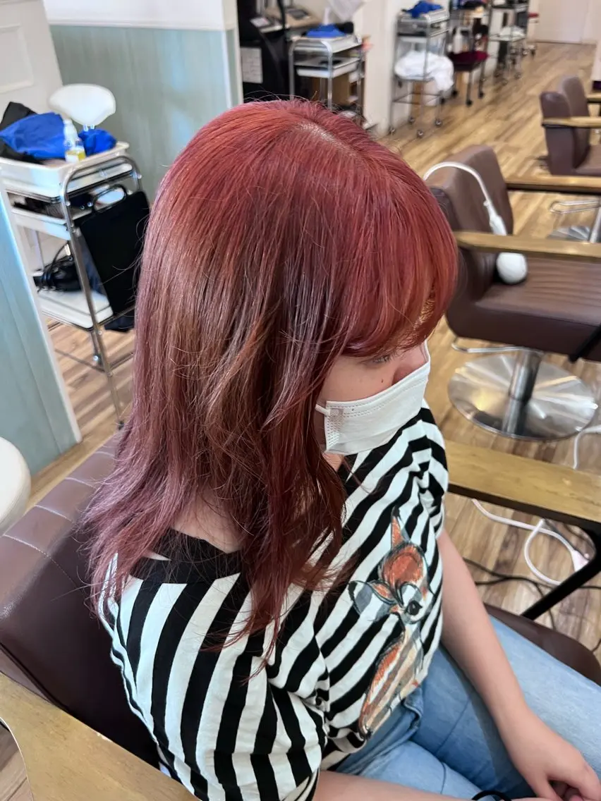 ロング カラー 🐰ハイトーンカラー 畠山 渡🐰のヘアスタイル