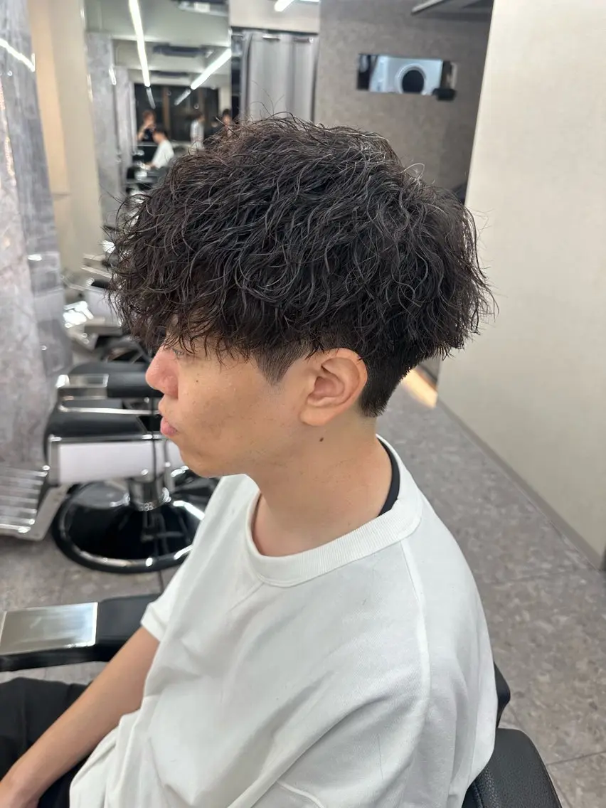 パーマ メンズ メッシュパーマ支持率 ◎大宮/隼也のヘアスタイル
