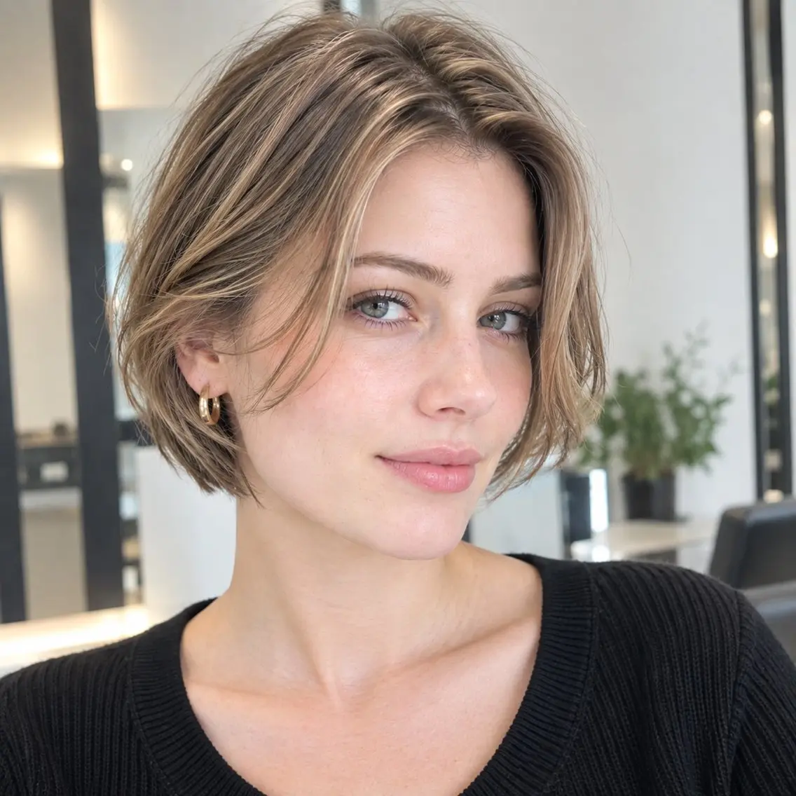 ショート カット ドライカット ✂️髪質改善縮毛矯正のヘアスタイル