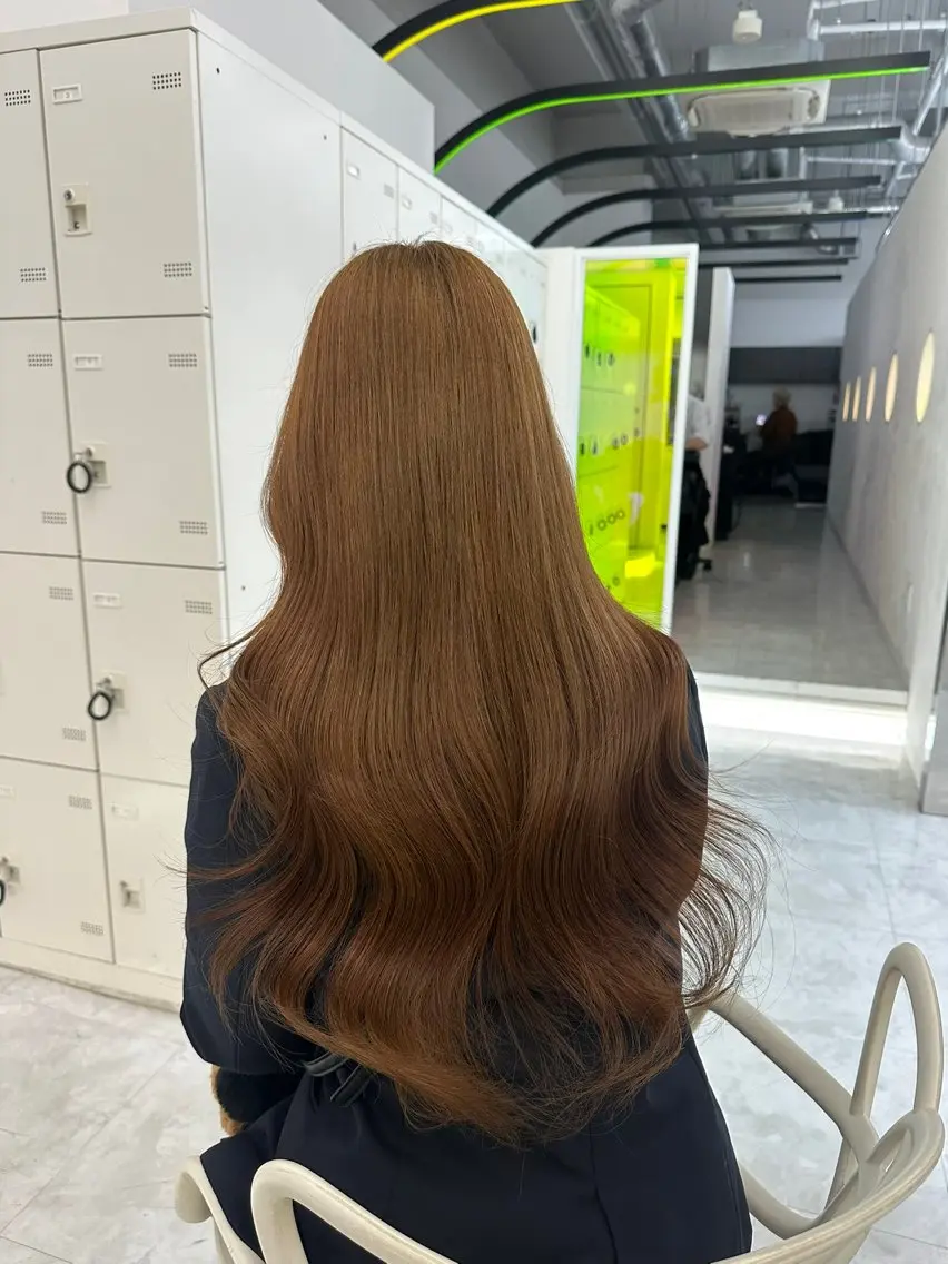 ロング カラー ヘアアレンジ カット ヘアカラー トリートメント 透明感カラー🎀艶髪 Anju/渋谷🎀のヘアスタイル