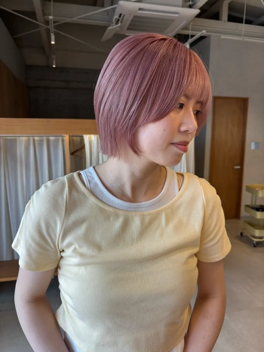 ショート カラー カット ヘアカラー トリートメント manami / muku.のヘアスタイル
