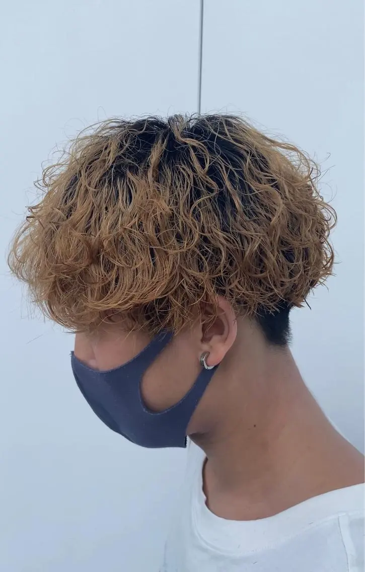カット+パーマ+トリートメントの写真