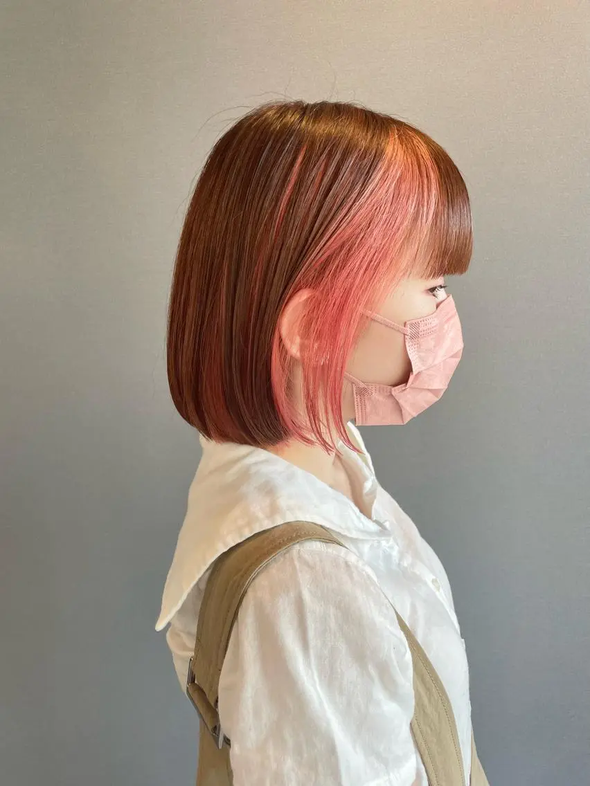 カット＋インナーカラー＋トリートメントの写真