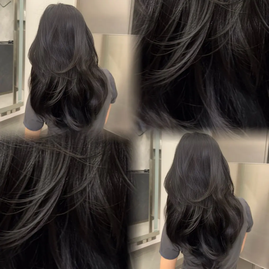 ロング レイヤーカット カット ヘアカラー 大人レイヤー/艶美髪 🇺🇸TOMONAのヘアスタイル