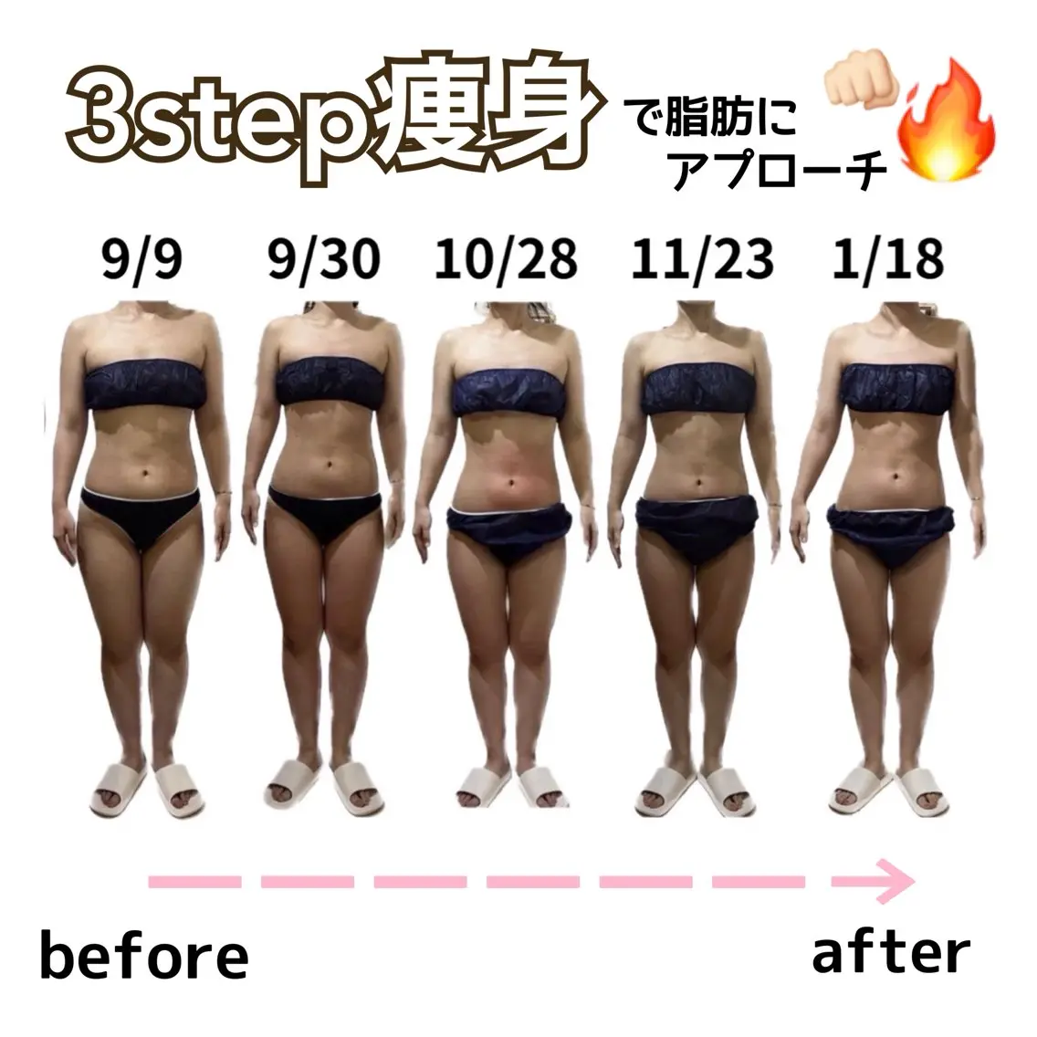 【全身シェイプ90分】3stepマシン当て放題🌟上半身も下半身も¥9980の写真