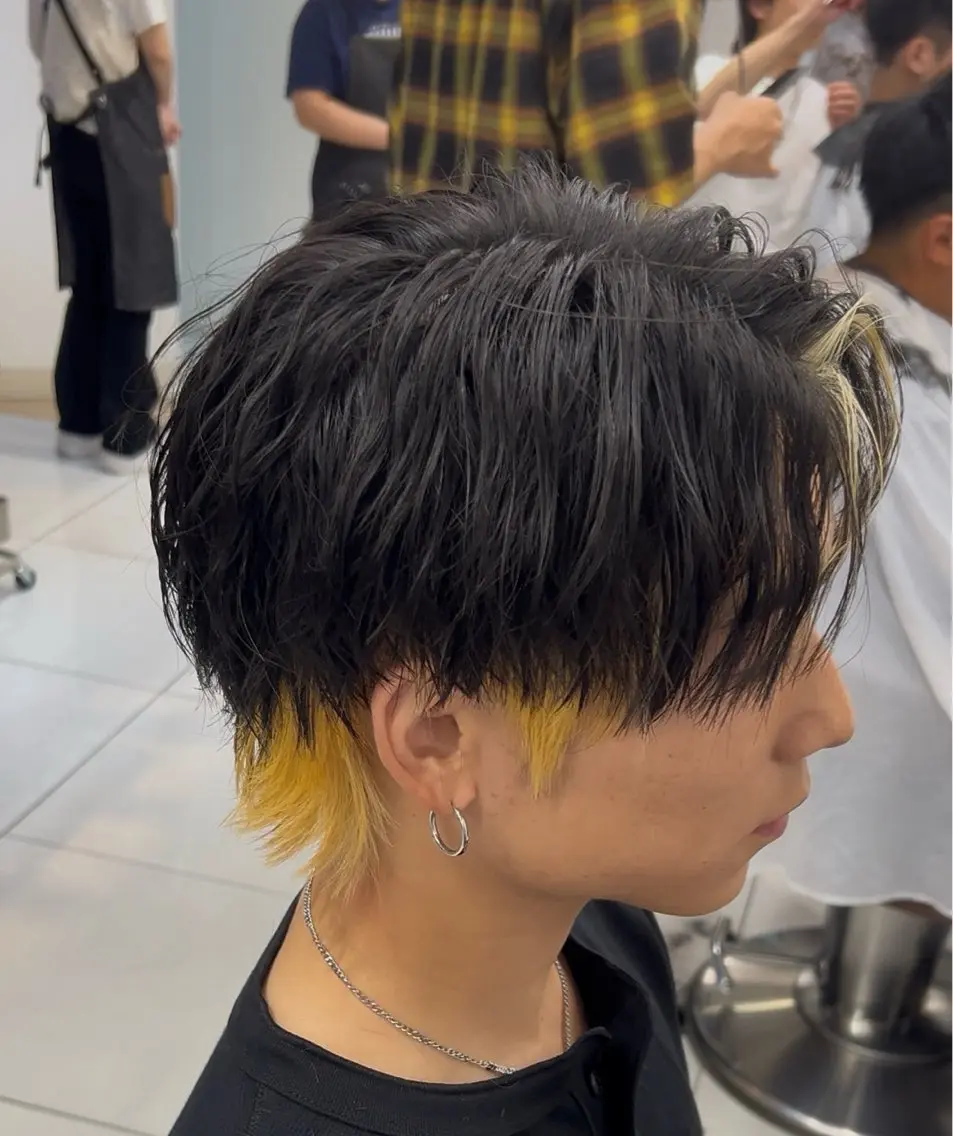 ミディアム 星加 理希のヘアスタイル