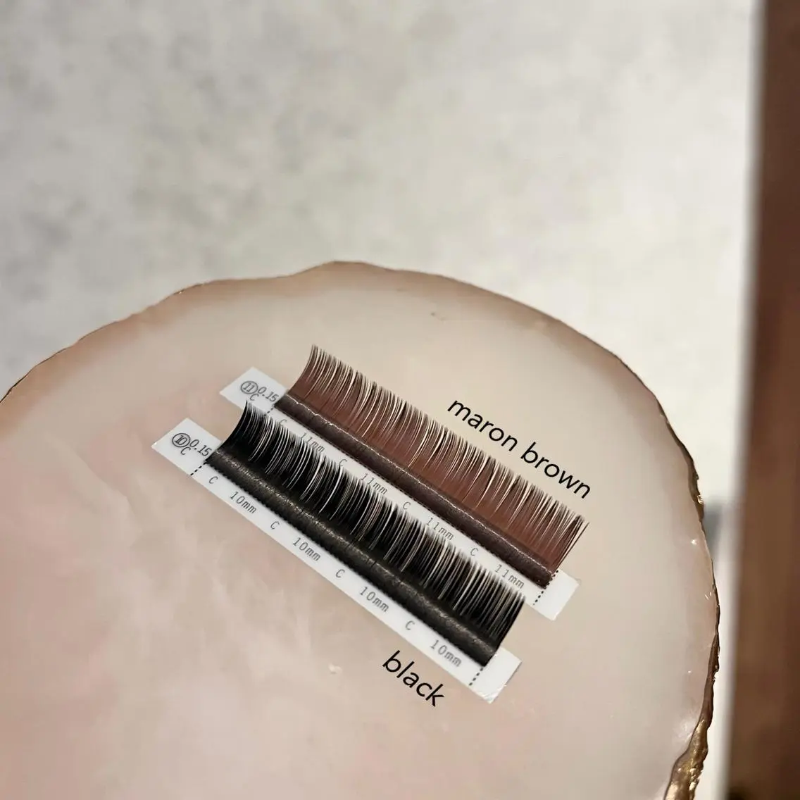 マツエク・マツパ カラーマツエク フラットラッシュ eyelist 🤍 chisa.のマツエク・マツパデザイン