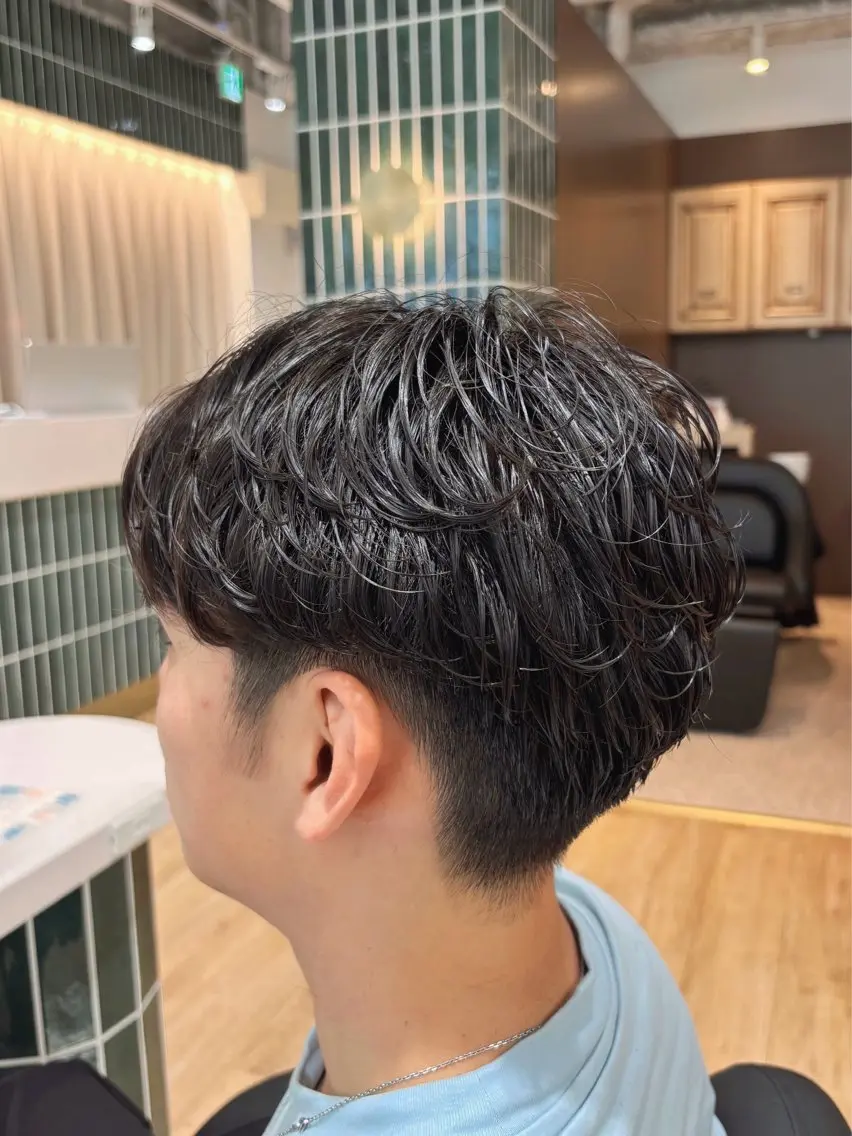 メンズ カット パーマ メンズパーマ ほしのはすみのヘアスタイル