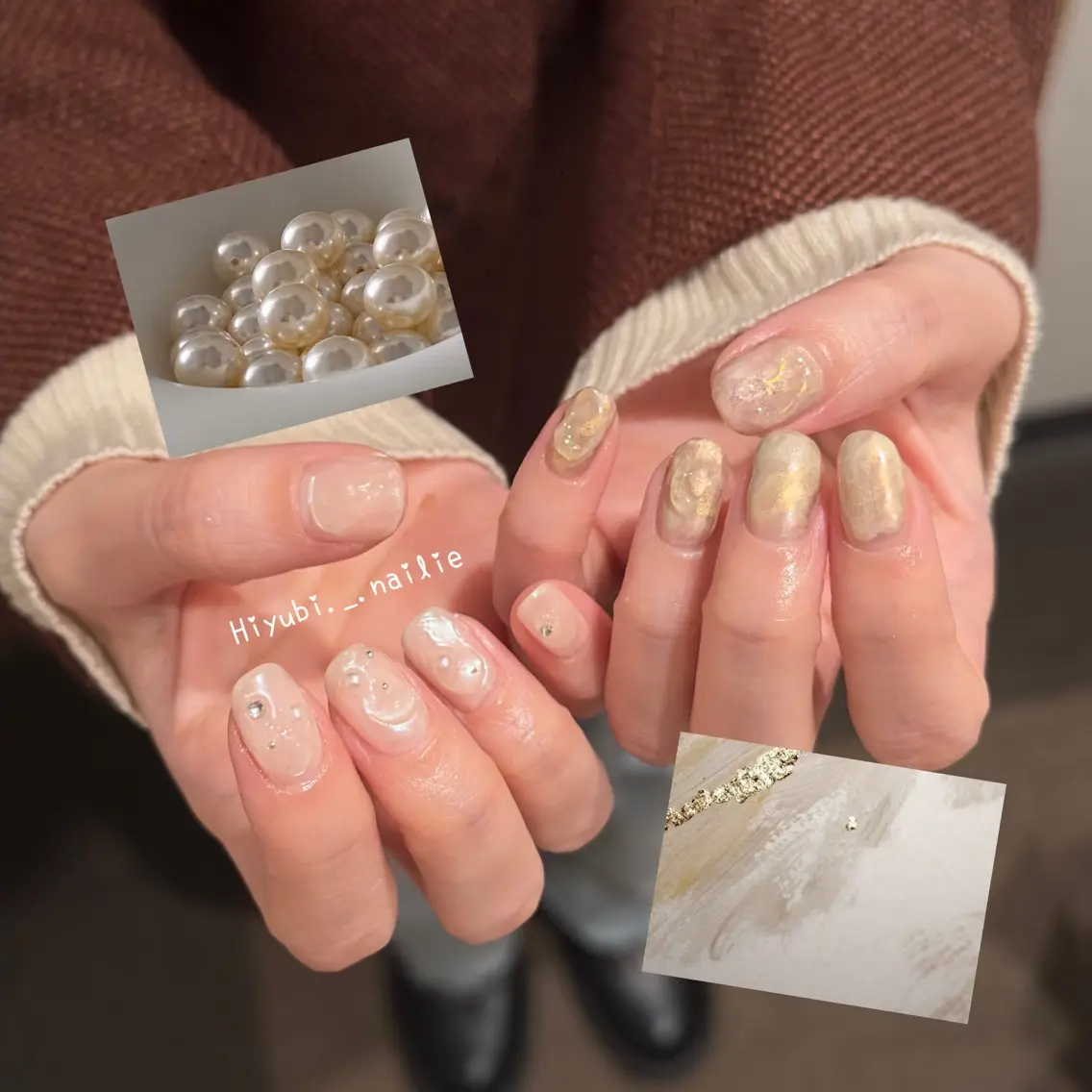 🌷【人気NO.1】ニュアンスアート （長さ出し10本）🫧の写真