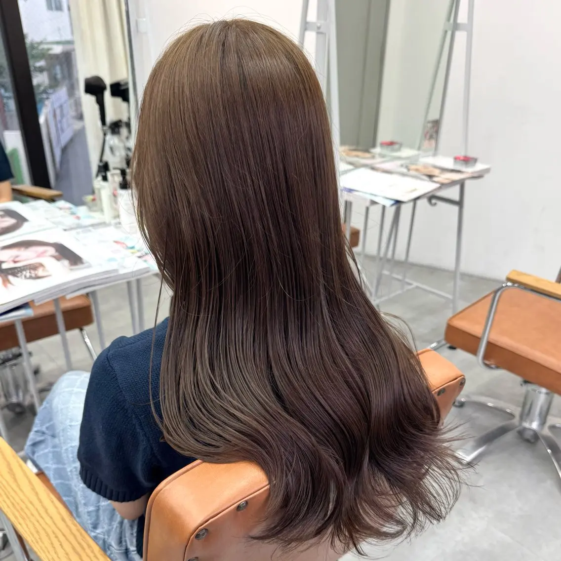 ロング カラー ヘアアレンジ ヘアカラー ブリーチなしカラー /新百合ヶ丘/安形翔のヘアスタイル