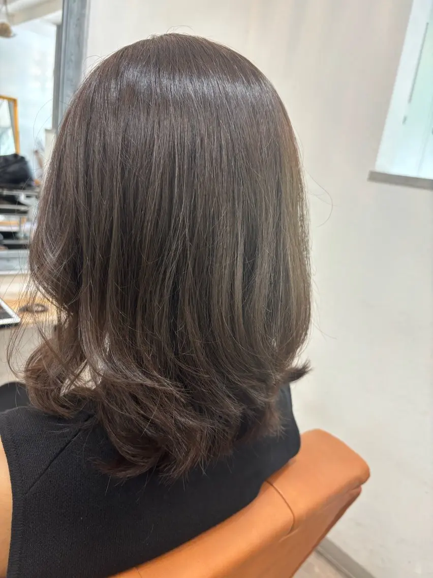 ミディアム カットモデル急募! 竹俣 千夏のヘアスタイル