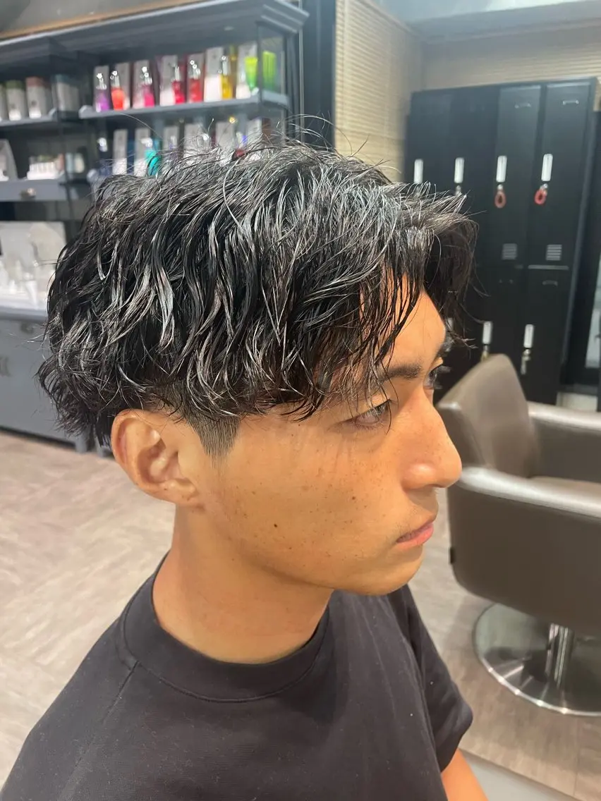 パーマ メンズ PANOLA下北沢 中川夢菜のヘアスタイル