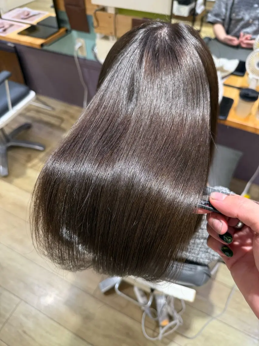 ロング ヘアカラー ✨️パーマ✨ たなかひろとのヘアスタイル