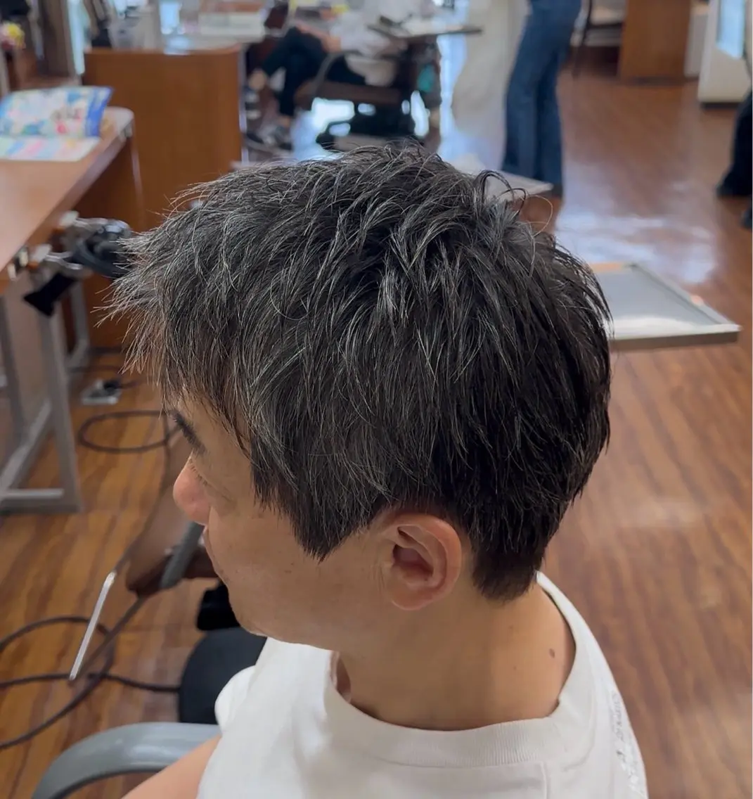 ショート メンズ 刈り上げ カット 一 汰のヘアスタイル
