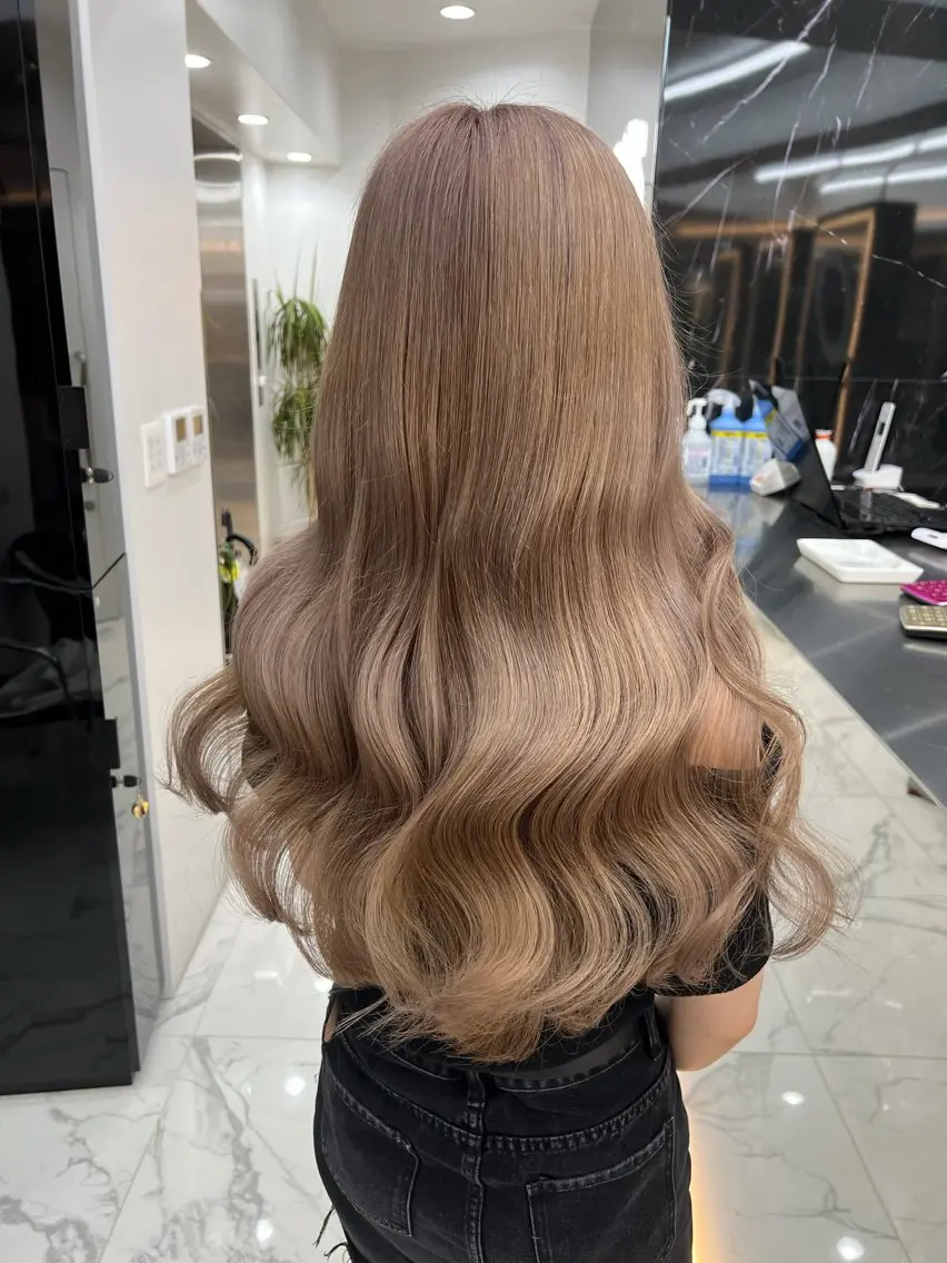 ロング カラー Lapis 福岡大名 AIのヘアスタイル