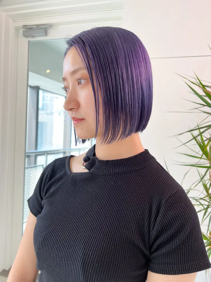 ショート カラー カット トリートメント 朝が楽になるパーマ /ミリヤのヘアスタイル