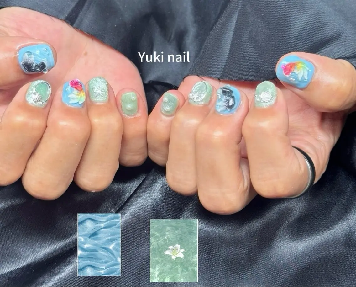 ネイル yukinail 自宅サロンのネイルデザイン