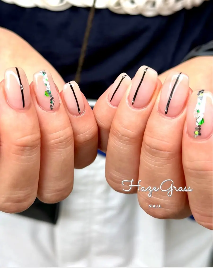 ネイル ニュアンスネイル ハンドネイル HazeGrass NAILのネイルデザイン