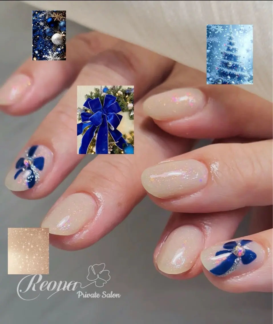 ネイル ジェルネイル ハート マグネットネイル ミラーネイル パラジェル Reona Nailのネイルデザイン