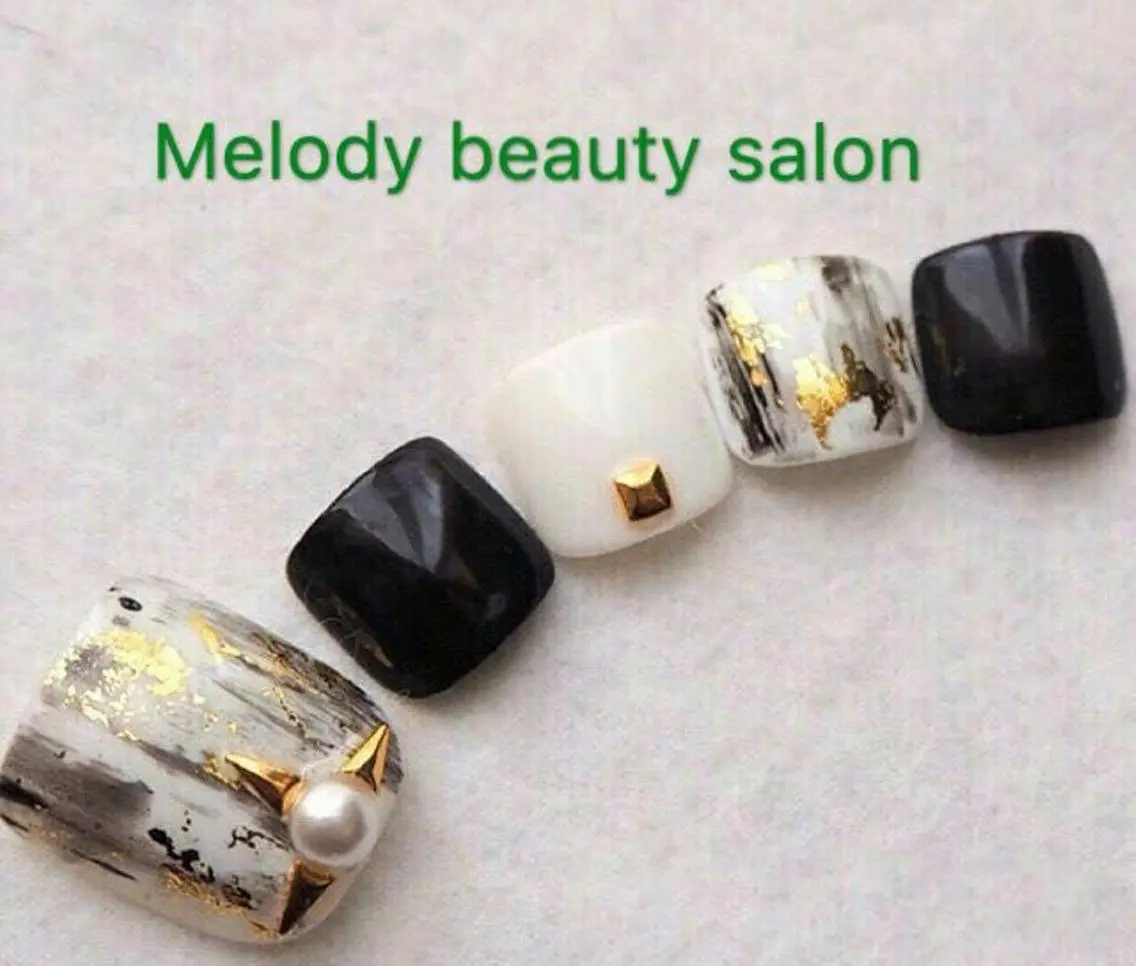 ネイル フットネイル Melody 3D/スカルプ専門店のネイルデザイン