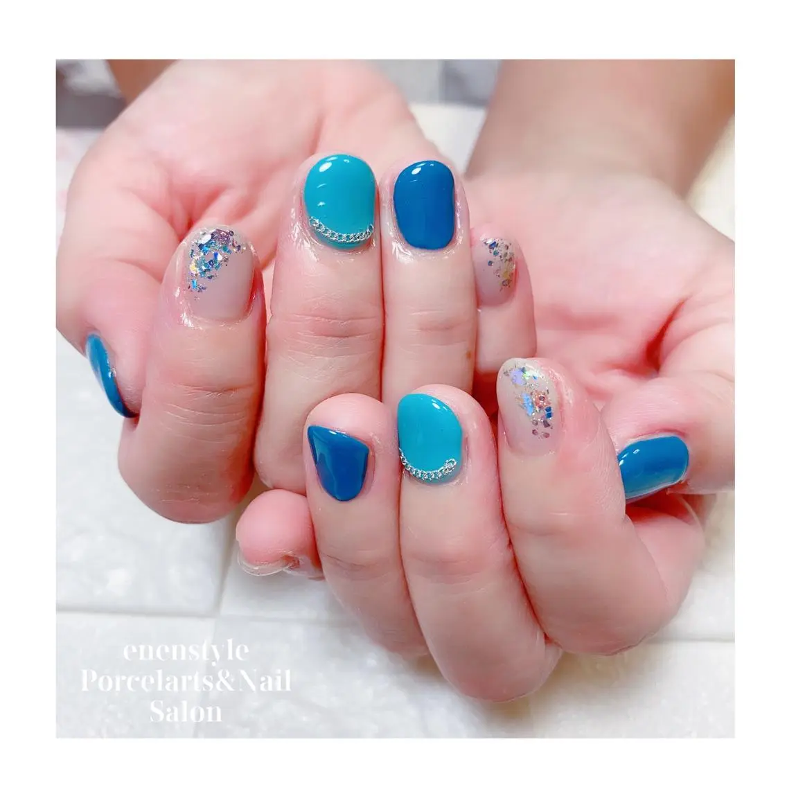 ショート ネイル 🐾enen style 🐾のネイルデザイン