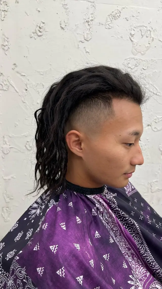 パーマ メンズ 渋谷メンズ 松永蓮のヘアスタイル
