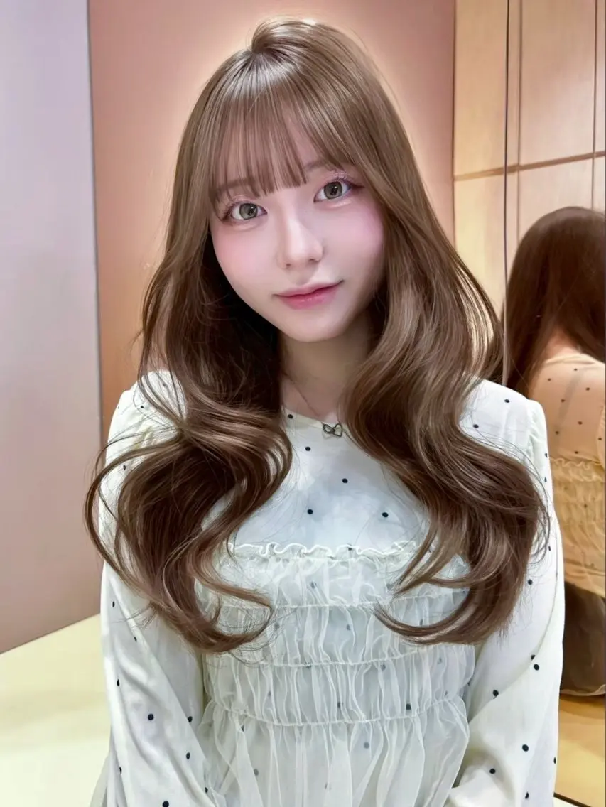 ロング カラー 【GLROW大宮】 reimi美髪カラーのヘアスタイル
