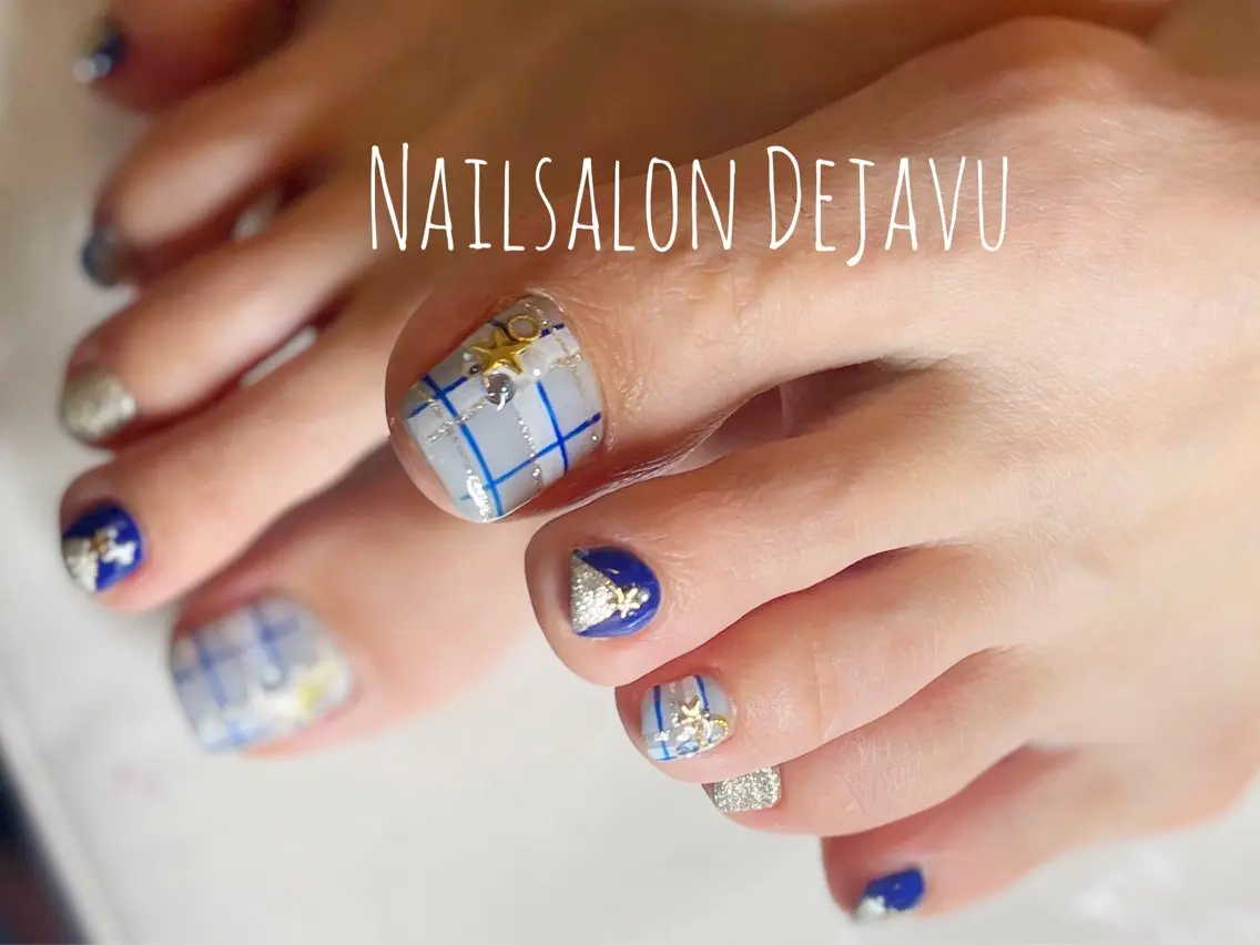 ネイル フットネイル Nail salon Dejavu 🌿のネイルデザイン