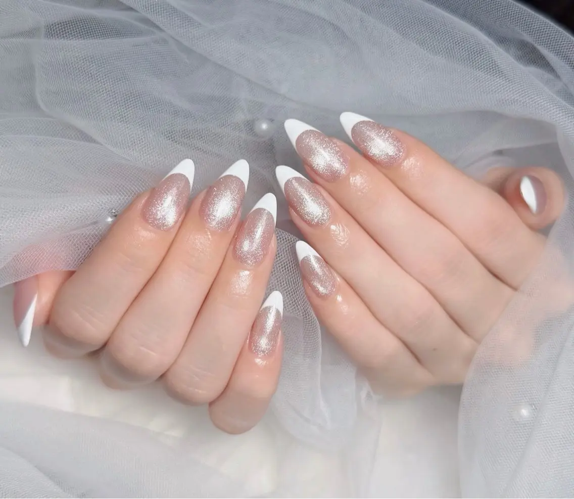 ネイル アートネイル フレンチネイル ジェルネイル 韓国ネイル マグネットネイル ハンドネイル Lenie Nail Okuboのネイルデザイン