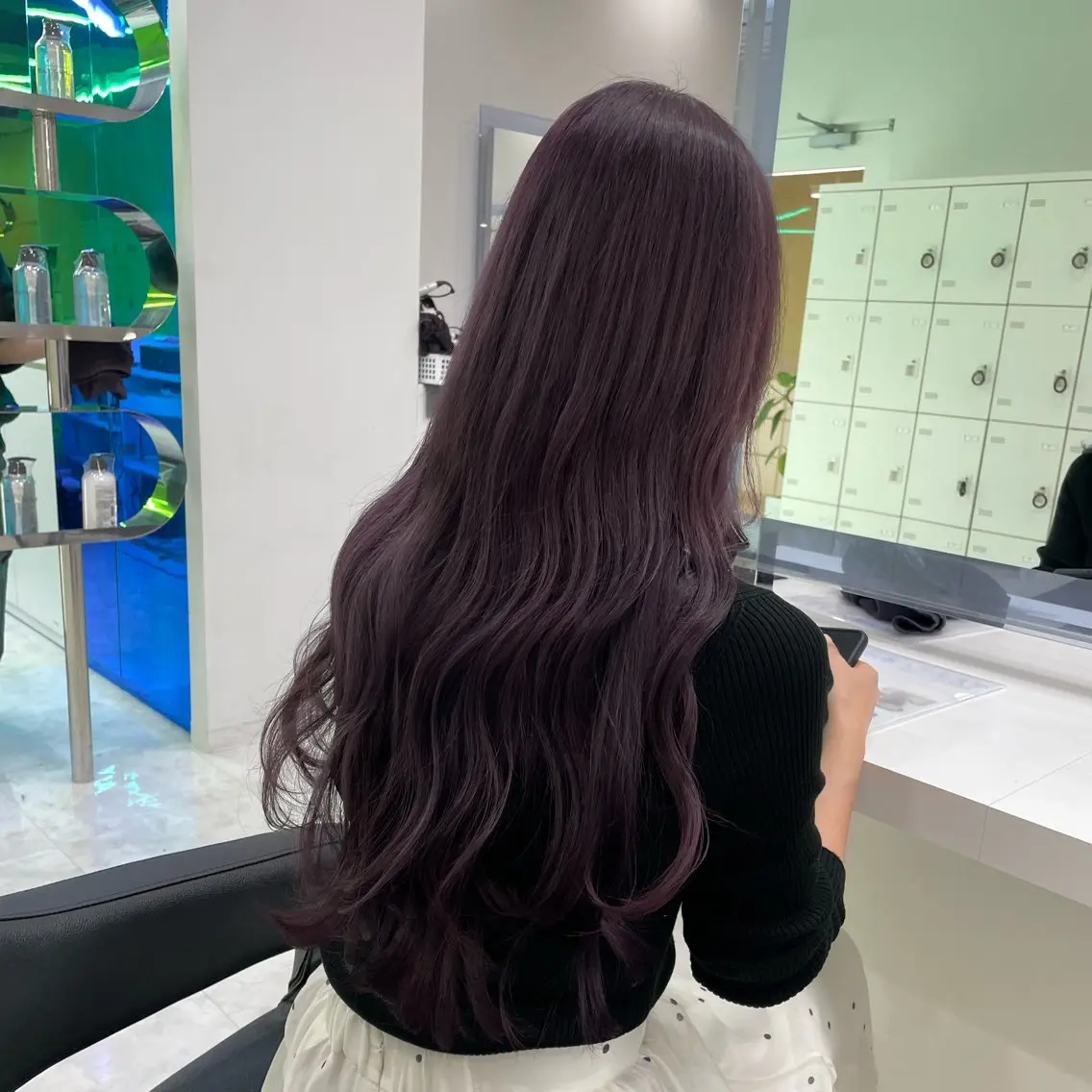 ロング カラー 流行りの透明感カラー ×縮毛矯正🤍ユウのヘアスタイル