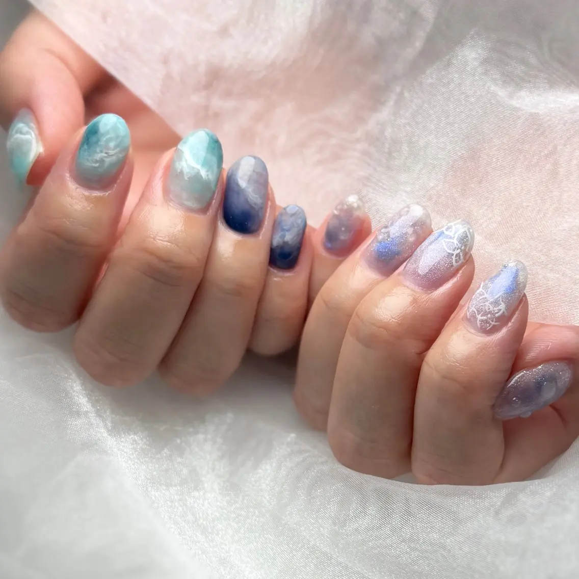 ネイル ハンドネイル 【nailsalon LaMeL】岡崎のネイルデザイン