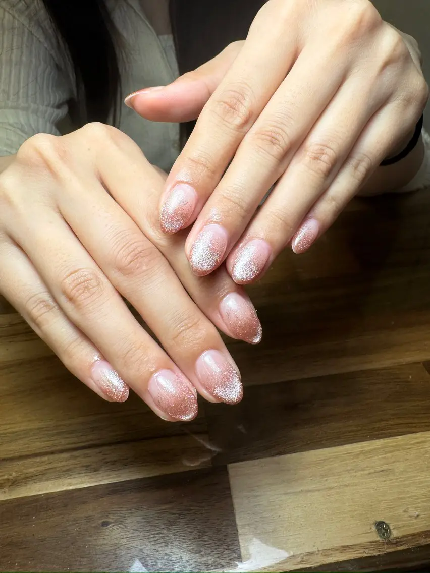 ネイル ハンドネイル ユリ🎀長さだし/ パラジェル/持ち込みのネイルデザイン