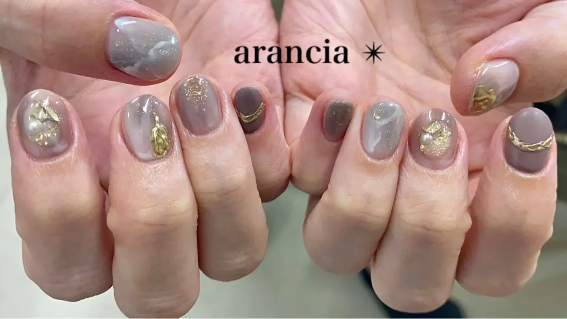 ネイル ハンドネイル arancia /moeのネイルデザイン