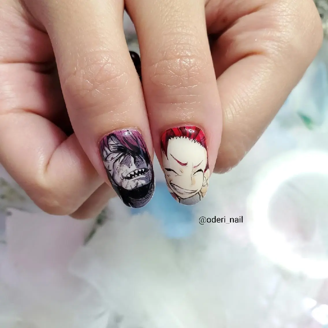 ネイル アートネイル ジェルネイル おで@ oderi_nailのネイルデザイン