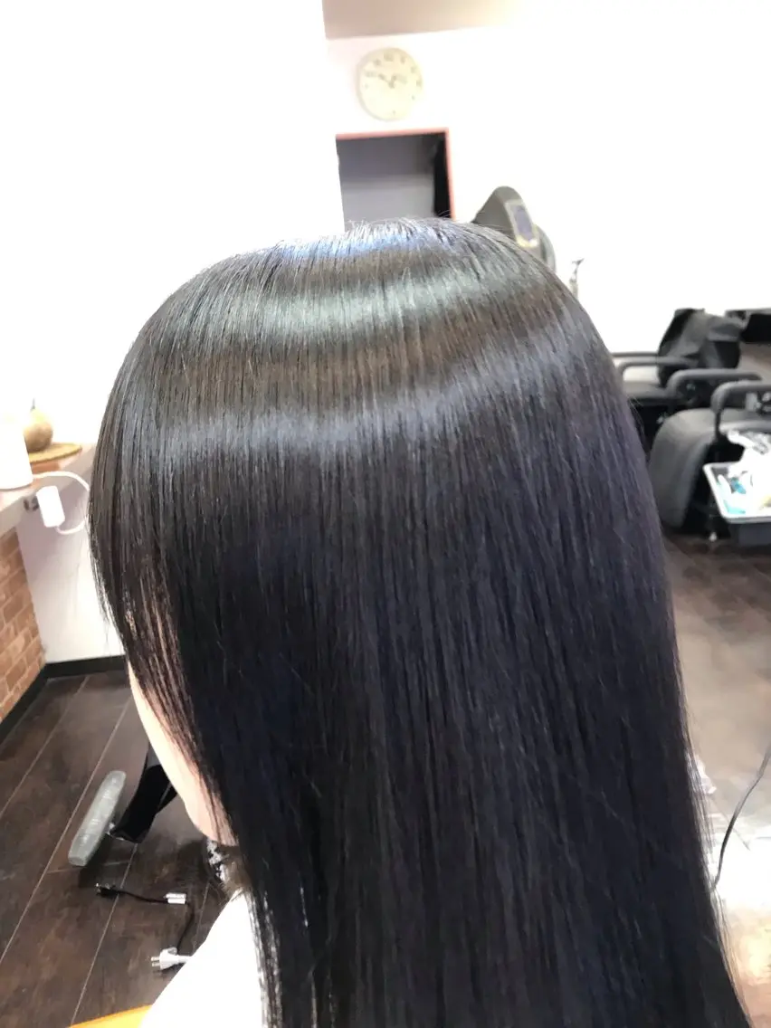 セミロング パーマ カット パーマ トリートメント 桧山 真のヘアスタイル