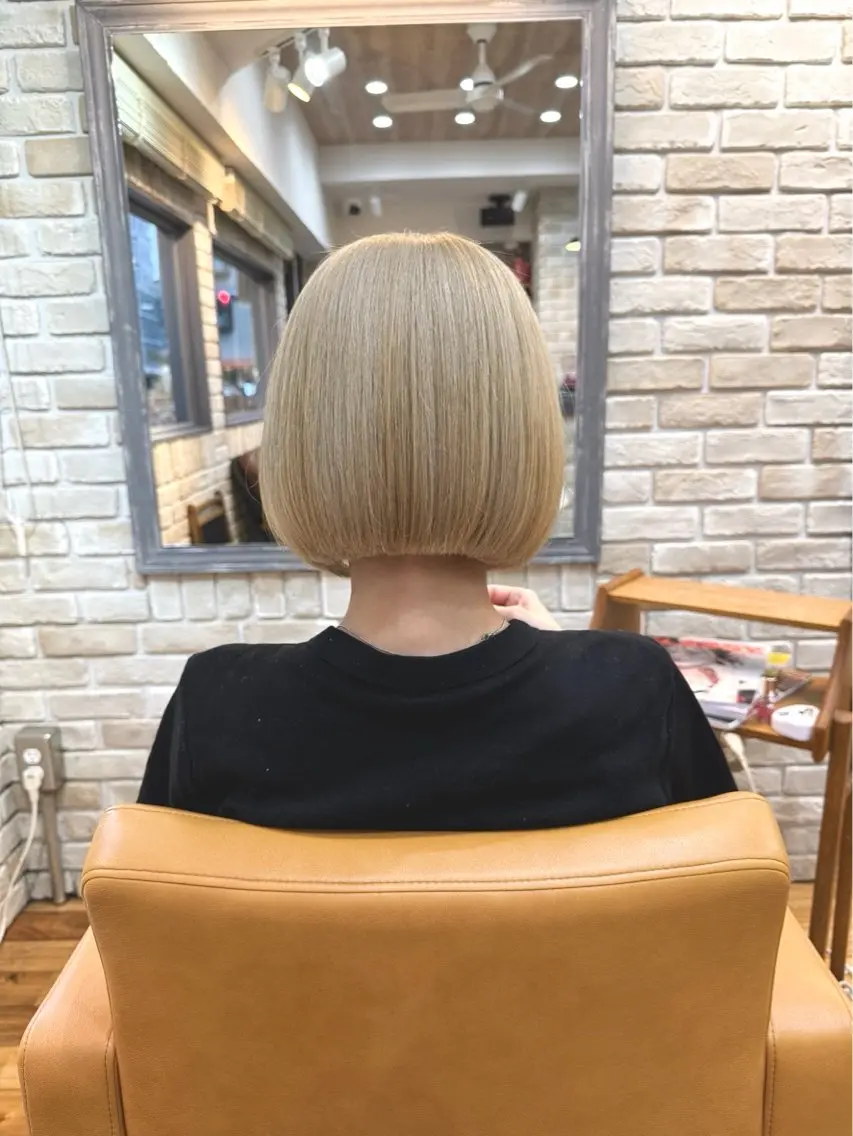 ミディアム ボブ カット トリートメント 増田 晃大のヘアスタイル