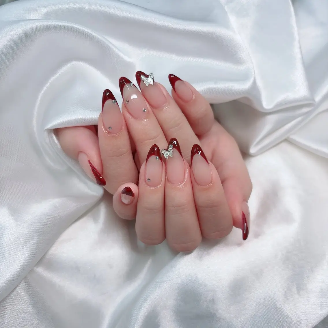 ネイル フレンチネイル ハンドネイル 京橋/ Lance nail Minaのネイルデザイン