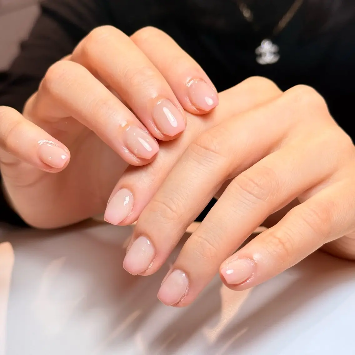 ネイル アートネイル チークネイル フレンチネイル グラデーション キラキラネイル ハンドネイル Risa_ Nailのネイルデザイン