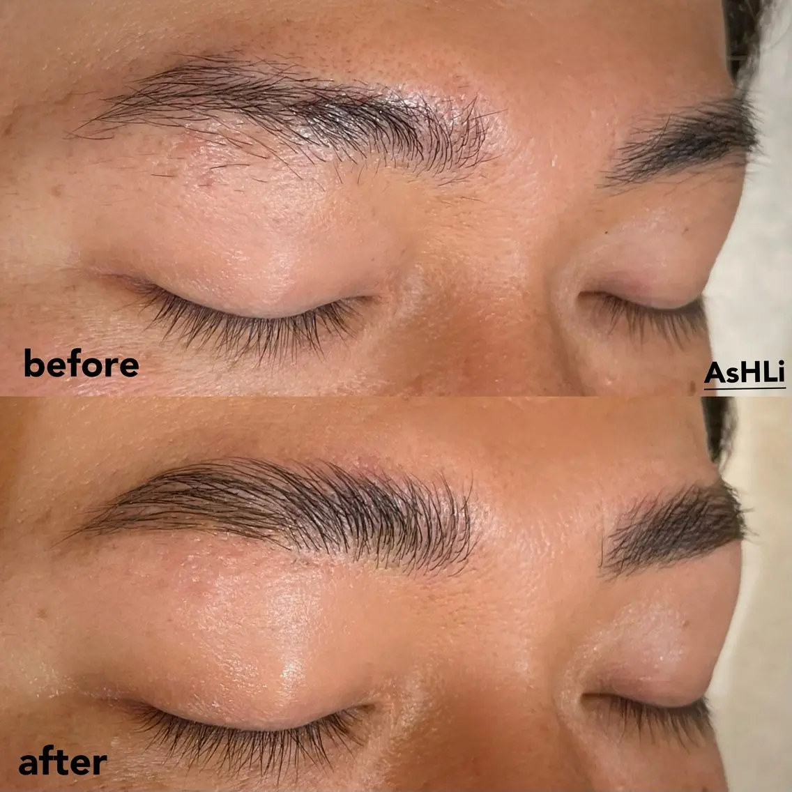 アイブロウ ハリウッドブロウリフト AsHLi 南青山のエステ・リラクイメージ