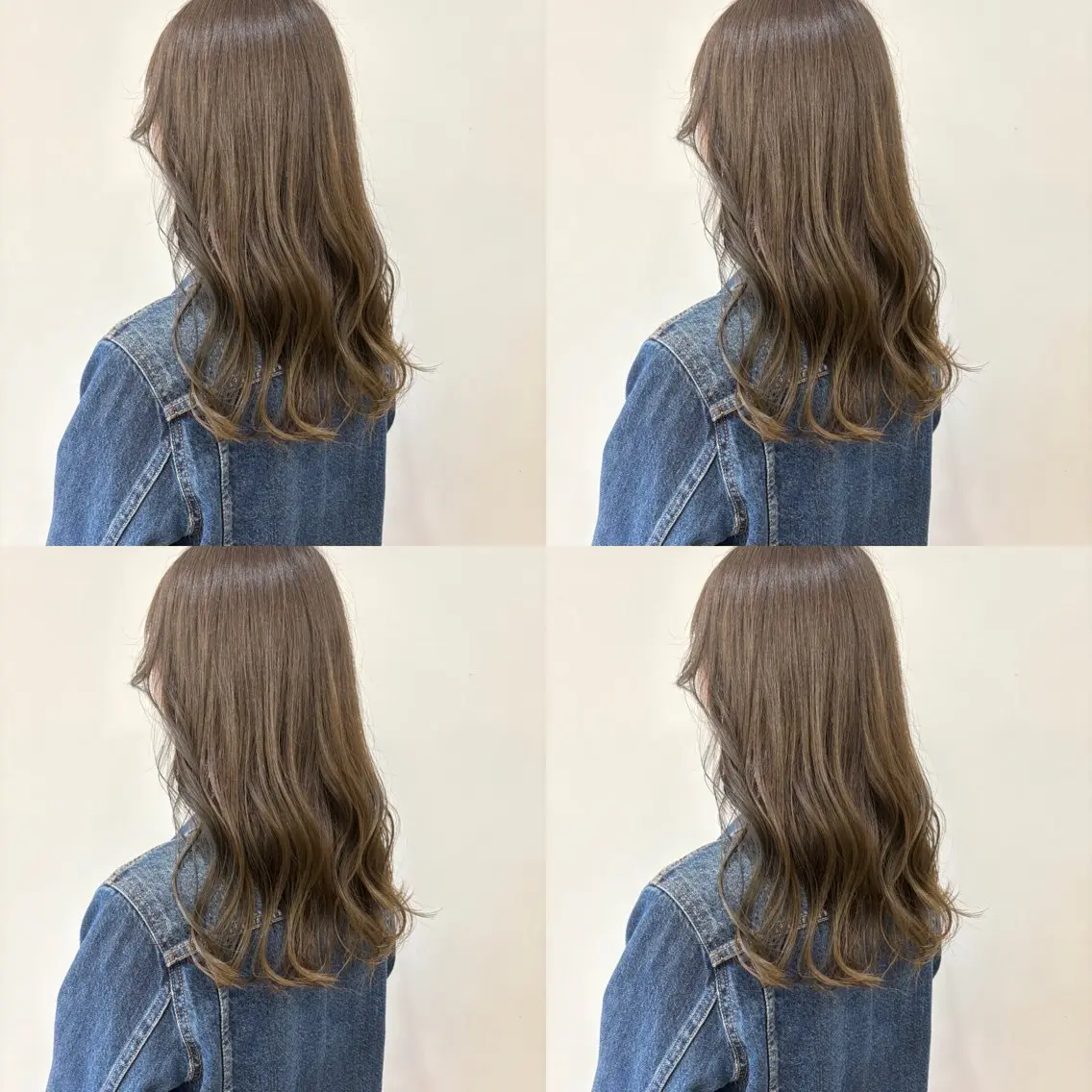 セミロング 河口 友里のヘアスタイル