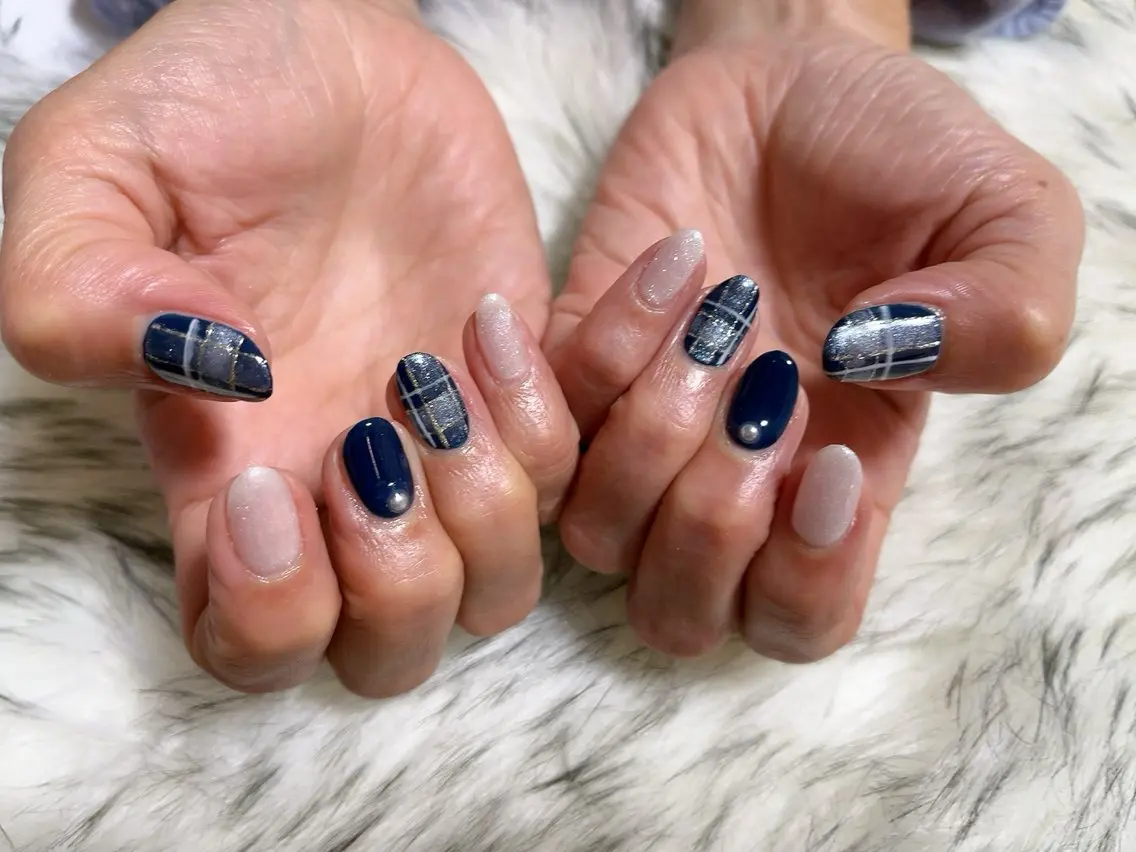 ネイル ジェルネイル 韓国ネイル メンズネイル パラジェル ブライダルネイル kiki nail たまプラーザのネイルデザイン