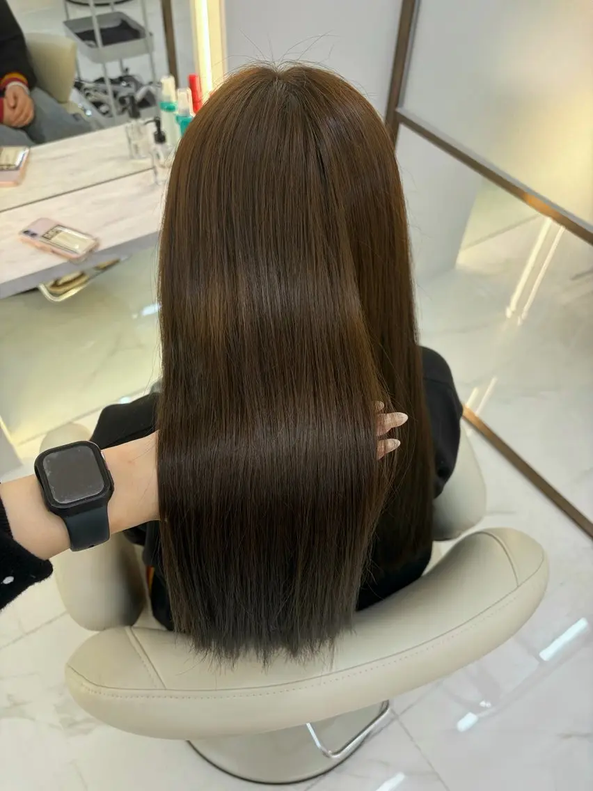 ロング カラー カット ヘアカラー トリートメント 髪質改善/ダブル カラー/Akaneのヘアスタイル